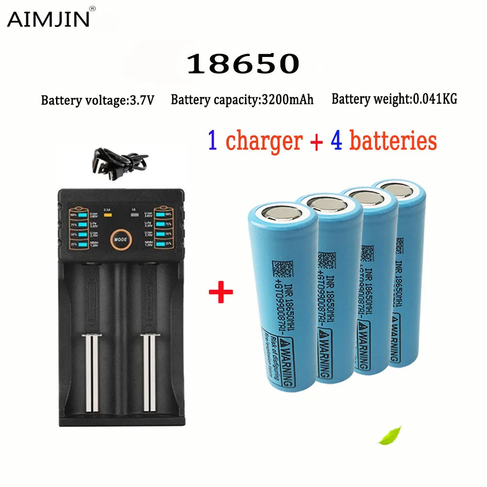 

3.7V 3200mAh 18650 battery for our 18650 toy tool flashlight battery+USB charger