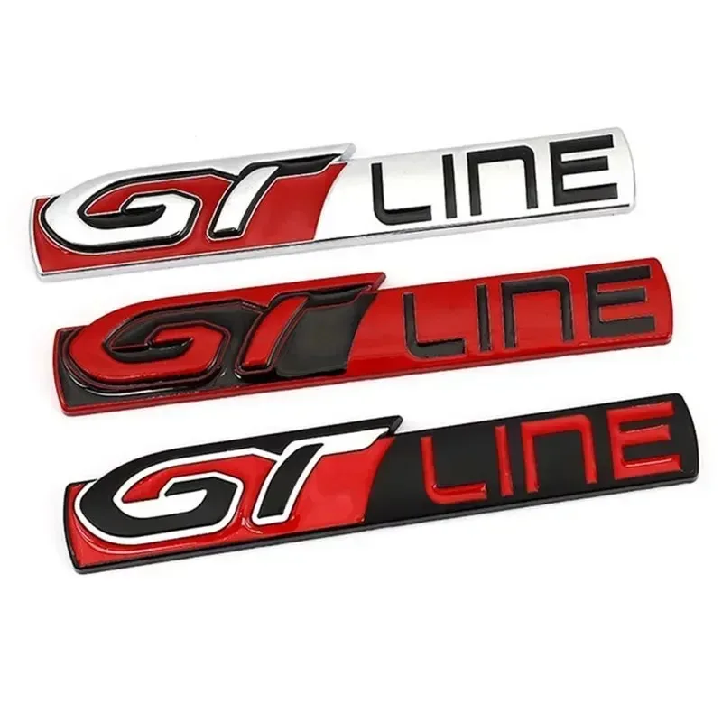 

Peugeot GT Line Rear Boot Tailgate Emblem Side Fender Badge Decals for 308 508 3008 5008 Renault KIA Stinger Stickers