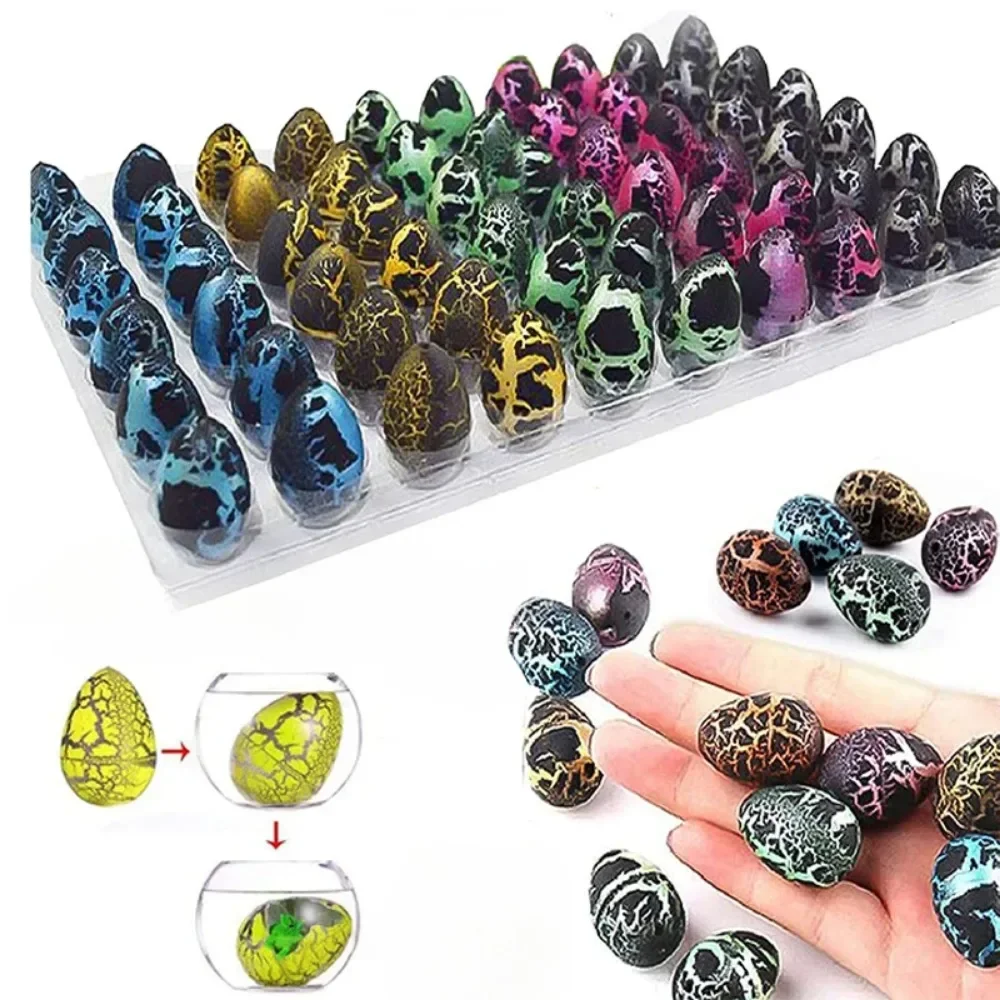 10pcs/set Magic Dinosaur Eggs Hatching in Water Growing Dinosaur Egg Animal Breeding Educational Toys for Children Kids Gifts