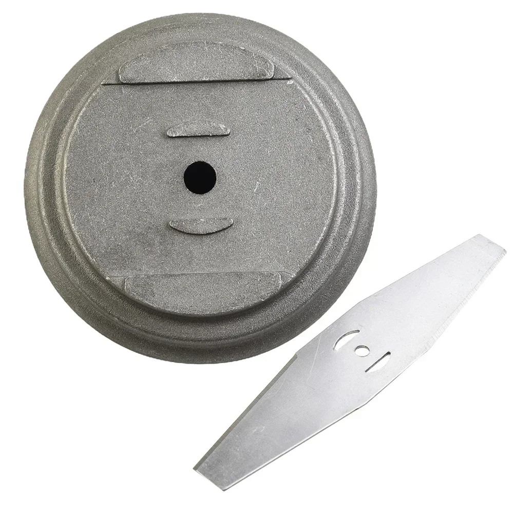 Cubierta de Metal para césped, Base de hoja protectora, cortacésped eléctrico de jardín, cuchillos, accesorios, Kit de recortadores de carga