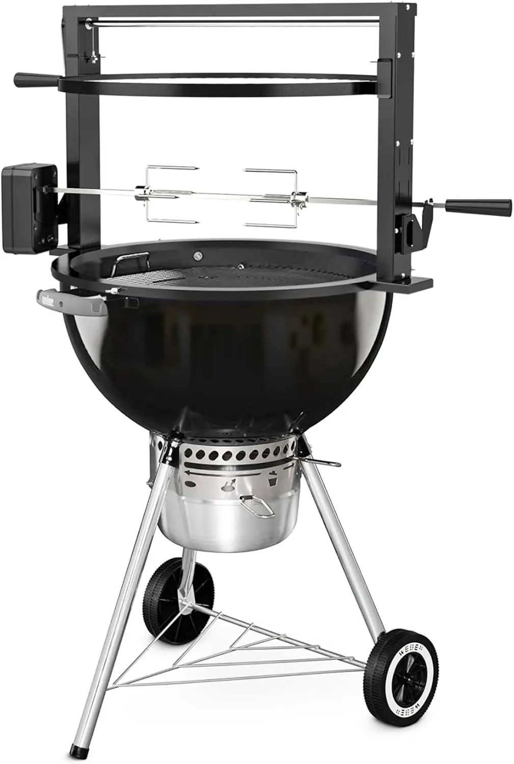 Système de rôtissoire de gril de style, fixation de grille de cuisson réglable pour grilles de bouilloire Weber de 22 pouces, brevet mondial · nouveau