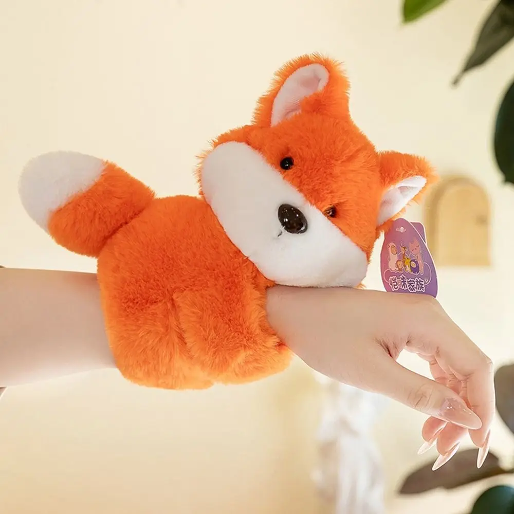 Nuovo braccialetto di peluche animale di peluche Simulazione Kawaii Braccialetto di schiaffo animale Braccialetto di bambola di peluche