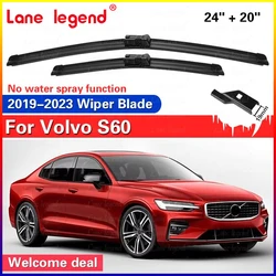 Car Wiper Blades For Volvo S60 2019-2023 Front Windscreen Windshield Wipers Car Accessories 2019 2020 2021 2022 2023 24