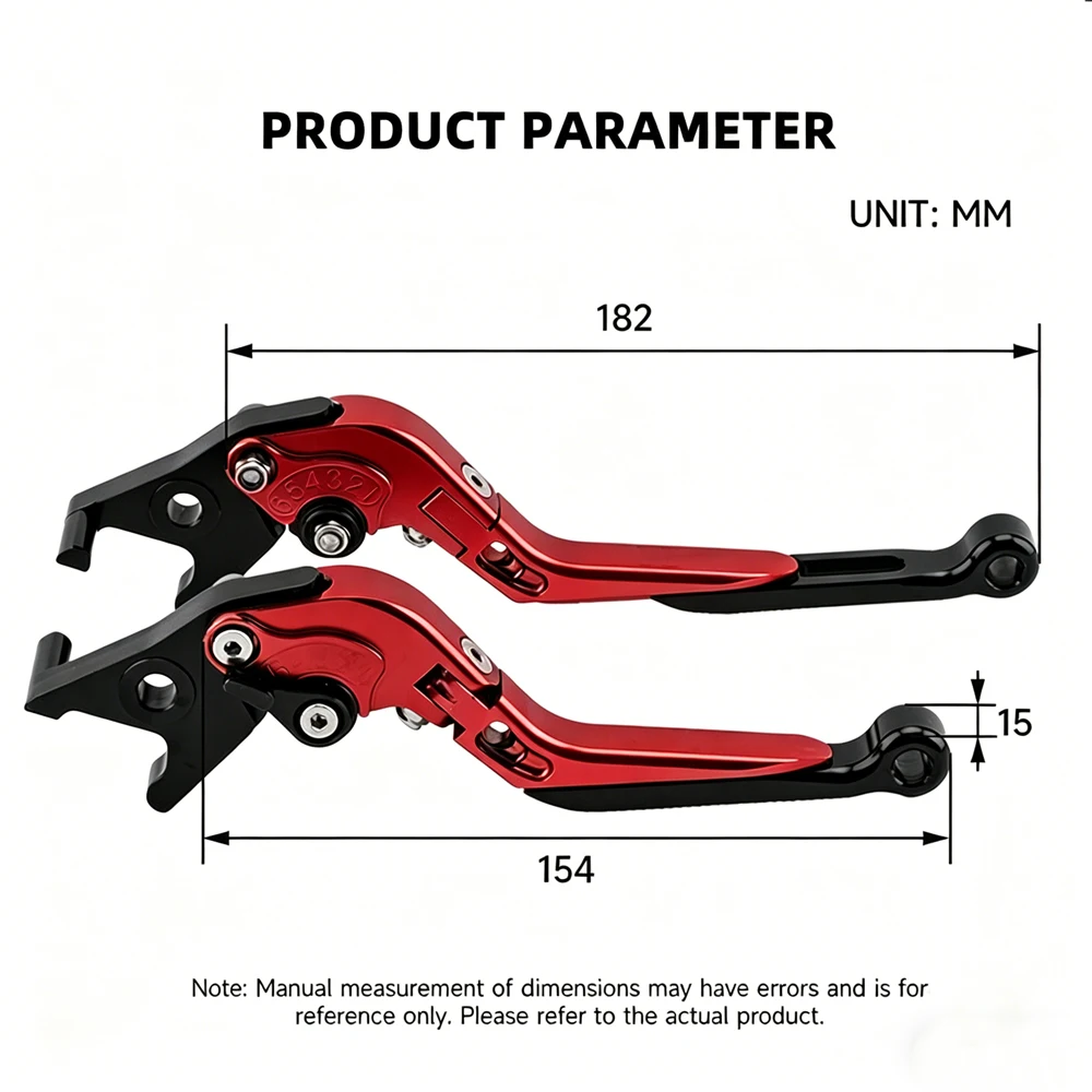For YAMAHA YZF R3 YZFR3 2015-2024 YZF-R3 Motorcycle Accessories Folding Brake Clutch Levers Handlebar Grips Handle Lever view 3