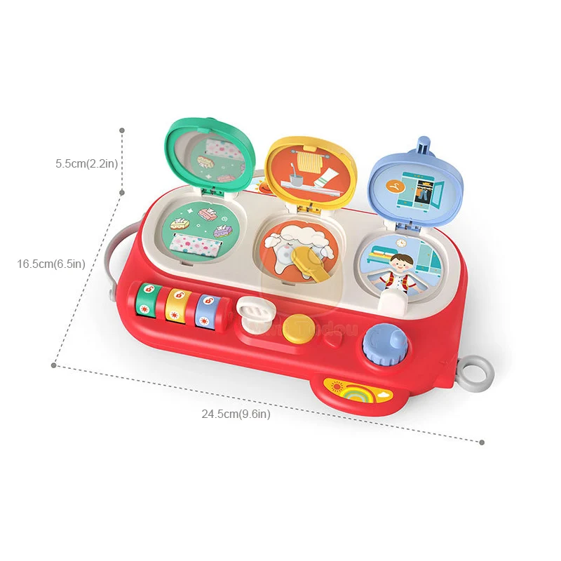 มอนเตสซอรี่ของเล่นเด็กฝึกทักษะทางประสาทสัมผัสสำหรับทารก13 24เดือน