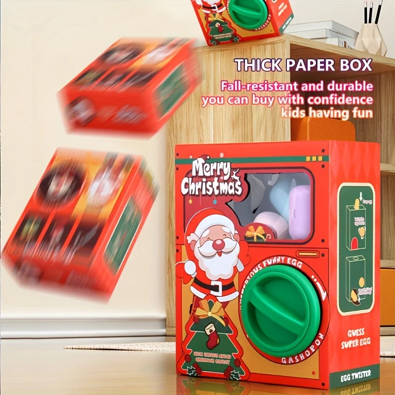 Christmas Surprise Gashapon Machine Mini Doll Claw Machine Random Blind Box Capsule Gift for Children Refill Pack Available