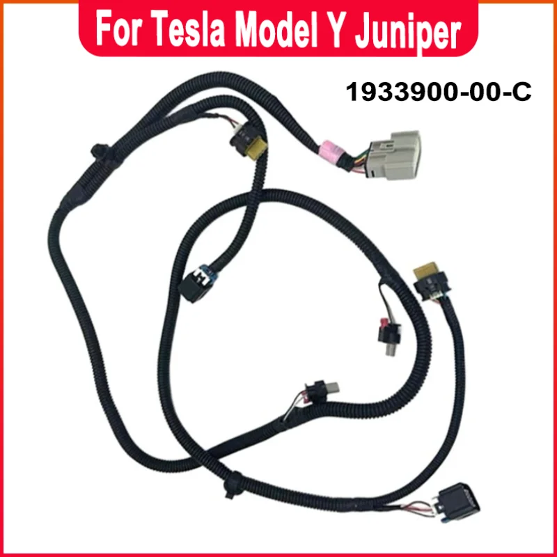 1933900‑00‑C 1933900‑00‑D Rear Bumper Rear Fascia Wiring Harness For Tesla Model Y Juniper 2025‑2026 Radar Tail Light Connector