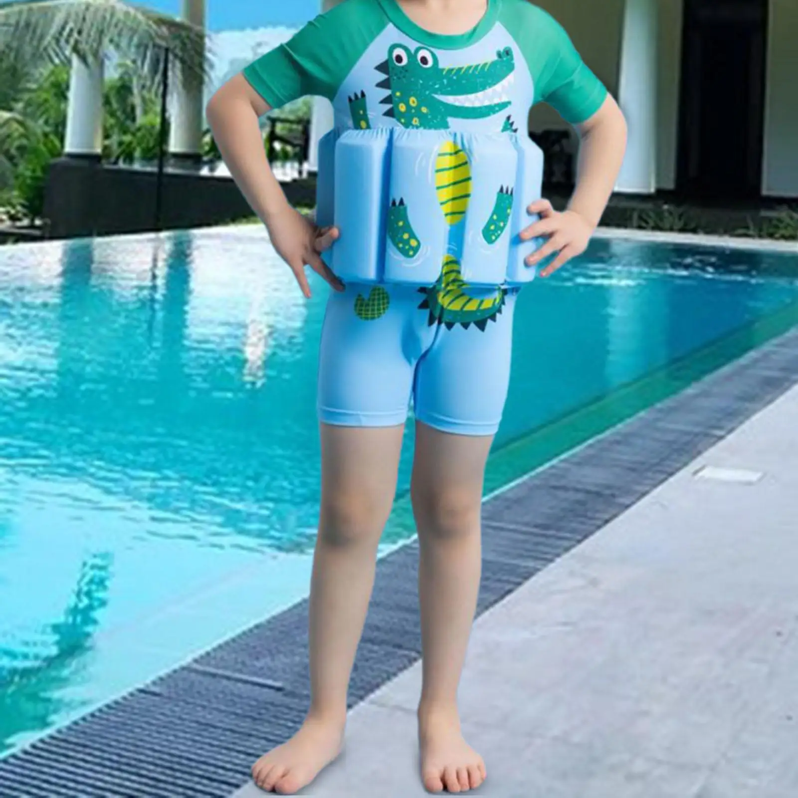 Kids Floatation Swimsuit Bathing Suit Quick Drying Comfortable Cute Learn