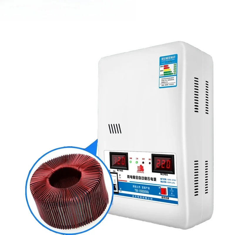 

15KVa Voltage Stabilizer With Input Voltage 120V-270V andOutput 220V Household Automatic Stabilized Power Supply Tool