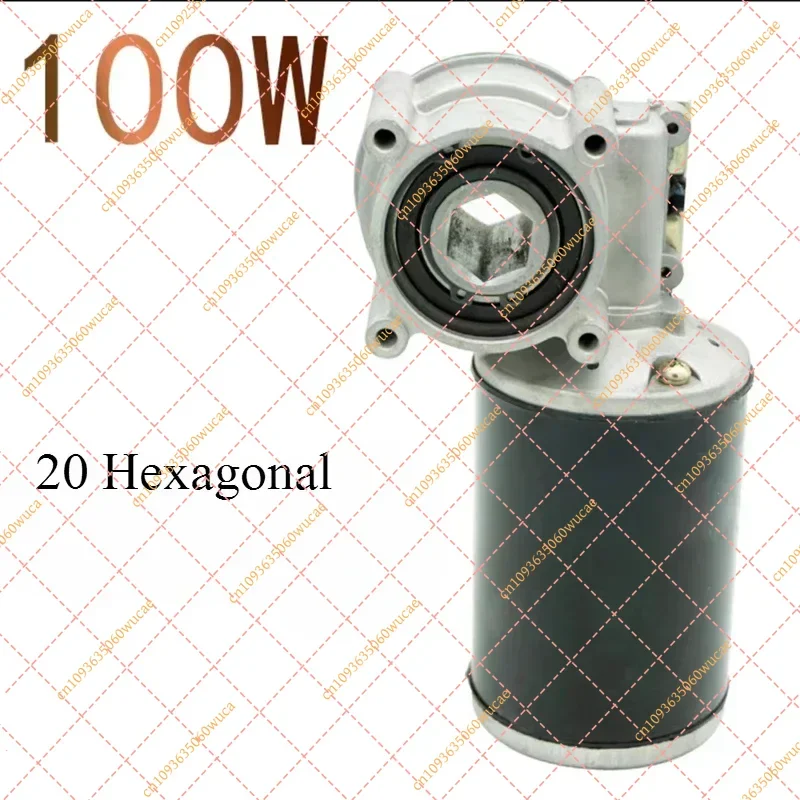 12V 24V 100W16 20 Hexagonal Rotary Tillage And Fertilizing Machine Electric Sowing And Fertilizing Motor