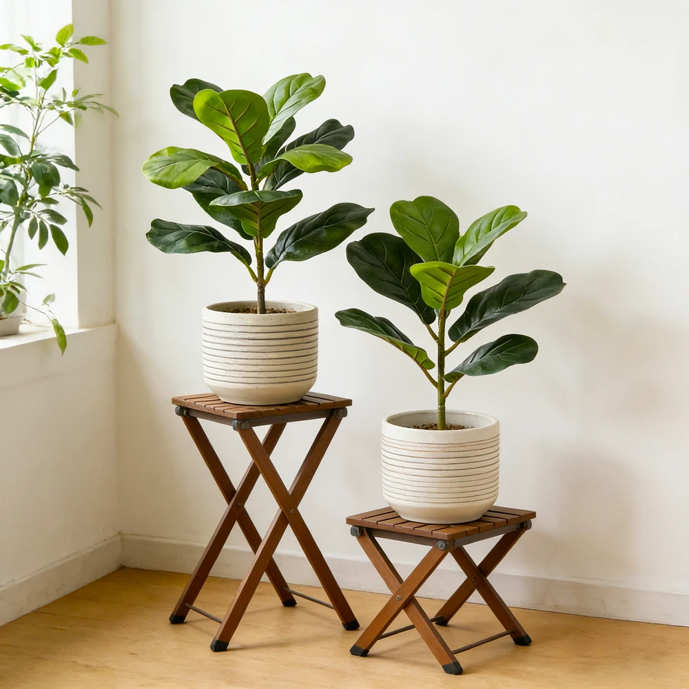 38-70 cm künstliche Banyan-Pflanzen, künstlicher Ficus-Baumzweig, realistische tropische Kunstpflanzenblätter aus Kunststoff für die Dekoration von Haus, Geschäft und Garten – Detail 5