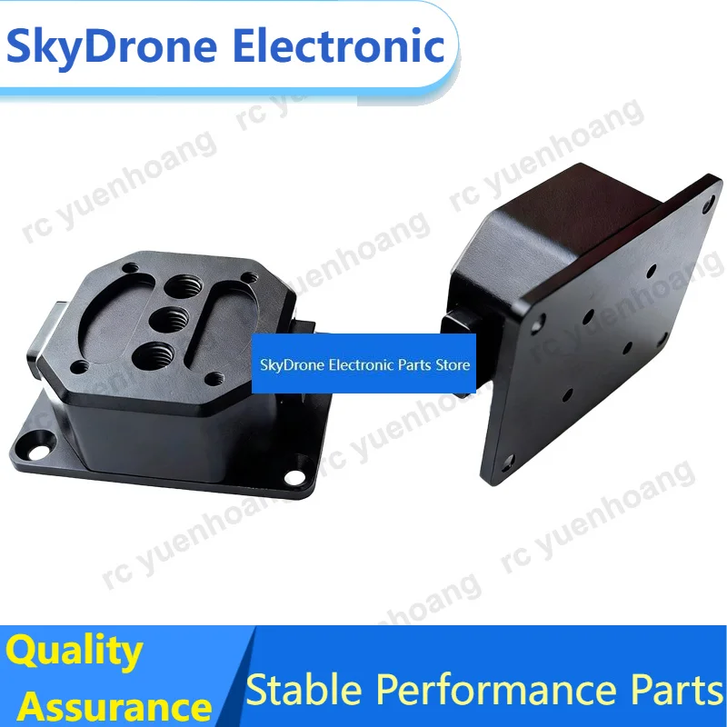 SkyDEl1Set Aluminum Gimbal Quick-Release Mount Payload Quick-Detach Base Installation Board W Buckle For RC Camera/Search