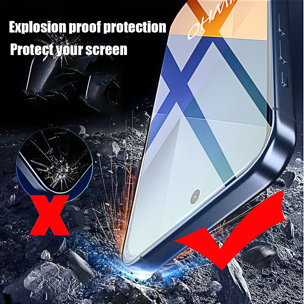 1-4pcs Protective Glass for Xiaomi Poco M6 Pro 4G M6 M5s M5 M4 ProTempered Glass Screen Protectors on Pocco Poxo Poko M 6 5 4 3