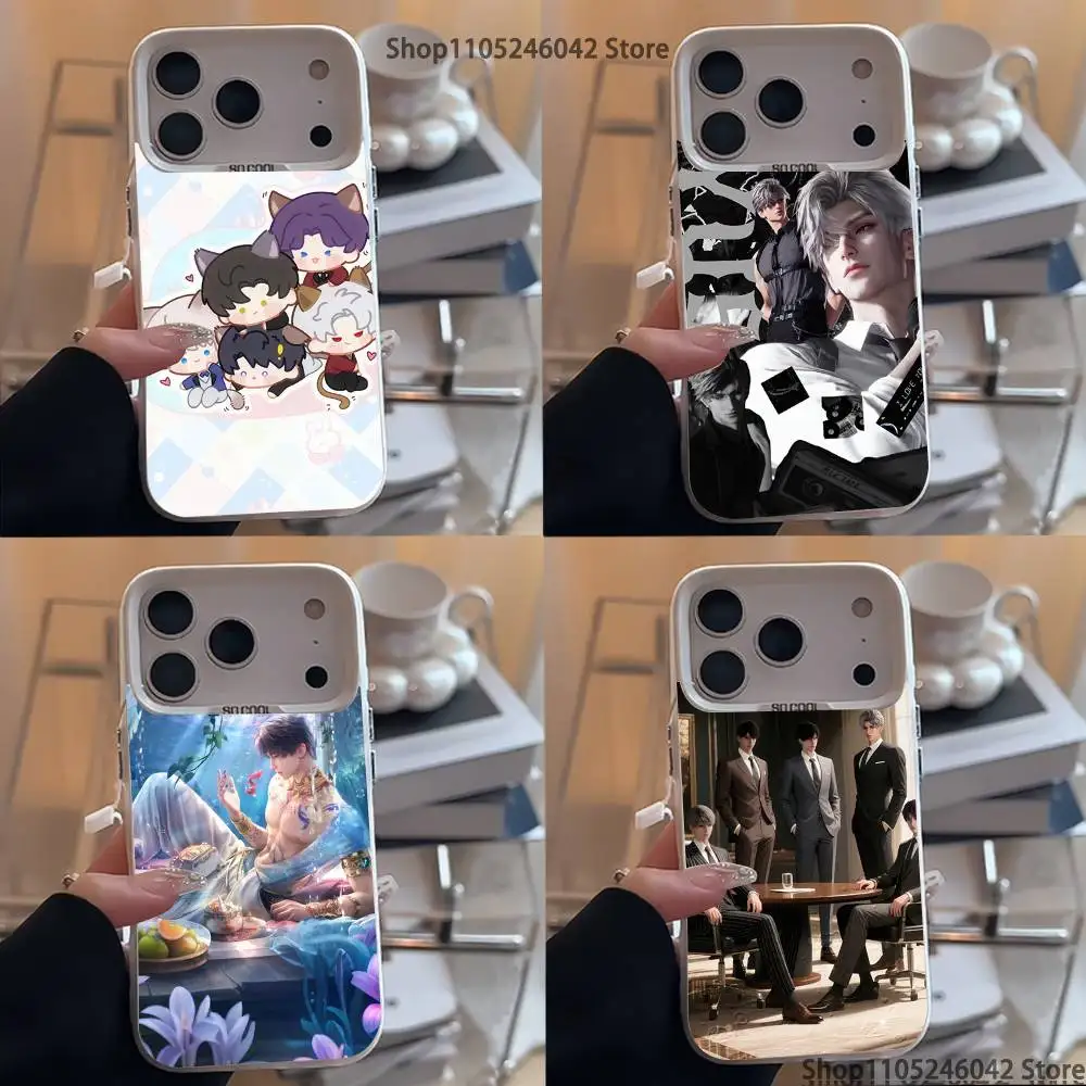 

L-Love and Deepspace For White Candy Matte Cover iPhone 17,16,15,14,13,12,11,Mini,Pro,E,SE4,XS,MAX