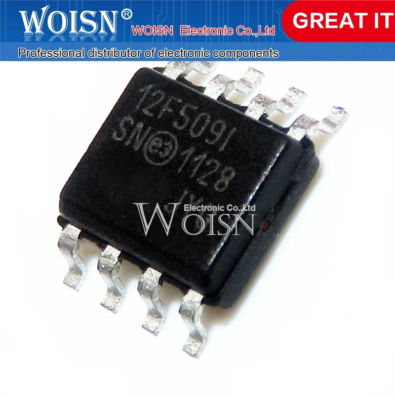 

10PCS PIC12F509-I/SN PIC12F509 SOP-8