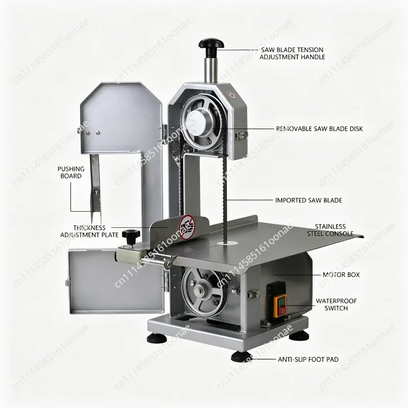 Desktop Electric Bone Saw Cutter Saw Food Processor  Cutting Machine Commercial Bone Cutter Keukenmachine