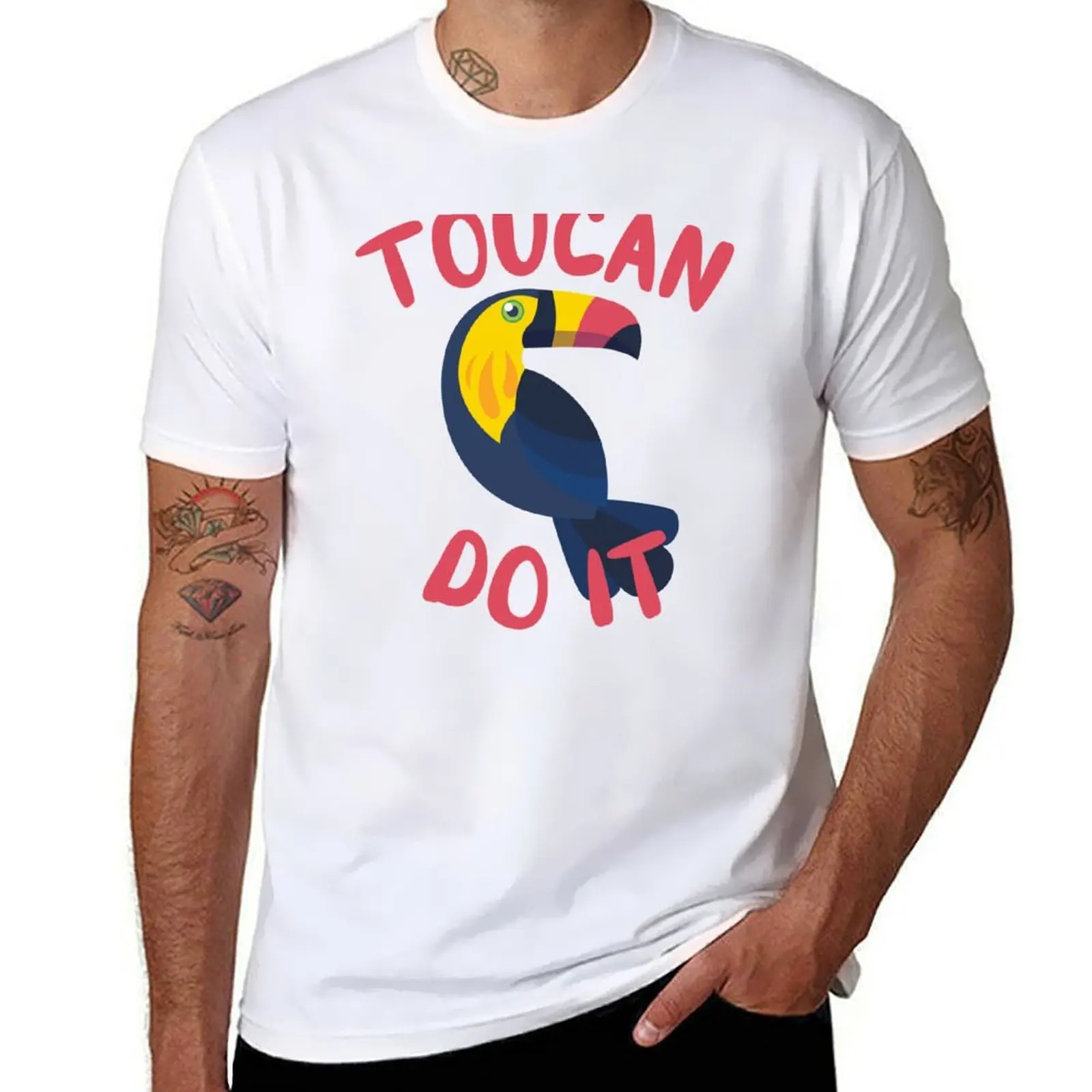 

Toucan Do IT ! cute bird motivational gift for girlfriend T-Shirt t shirt man casual t shirts for man graphic funny T-Shirt