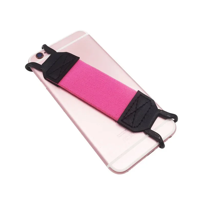 Universal Stretchable Mobile PhoUniversal Stretchable Mobile Phone Holder with Handle Strap for E-books and Tablets