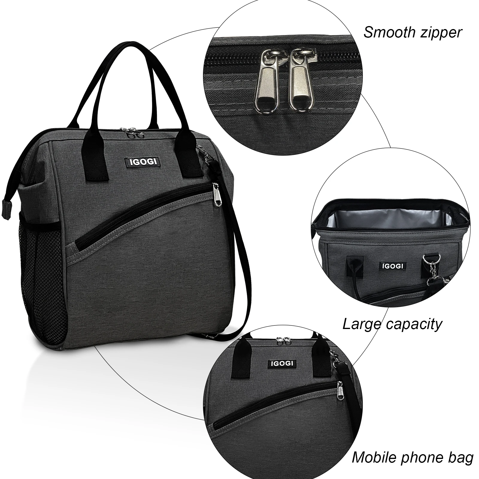 Women Lunch Bags Food Fresh Keep Cooler New Men Kids Picnic Travel Storage Icepack Thermal Insulated Fashion Lunch Box