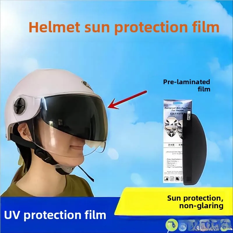 

Sun Protection Film for Safety Helmets Heat Insulation Anti-UV Motorcycle Vehicle Fog Proof Heat Reflecting Film
