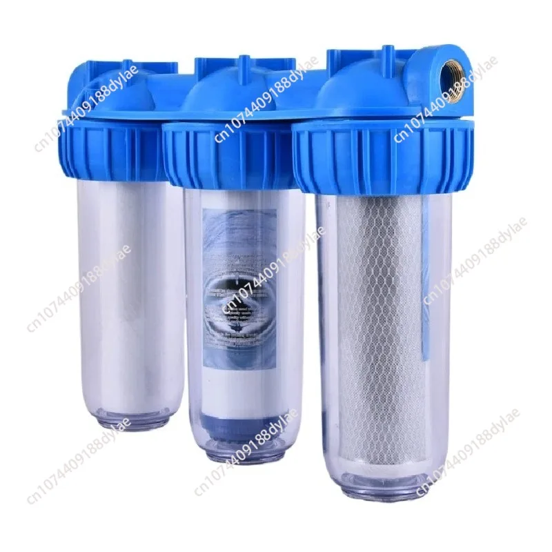 

10-дюймовый трехступенчатый фильтрующий элемент, моющийся фильтрующий элемент, оборудование для очистки высокого давления для скота, фермы, предварительная фильтрация