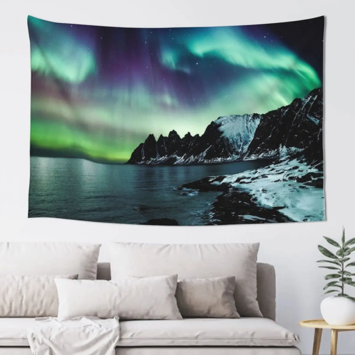 

Northern Lights III Tapestry Hanging Wall Home Decoration Room Decorations Aesthetic Decoration Tapestry