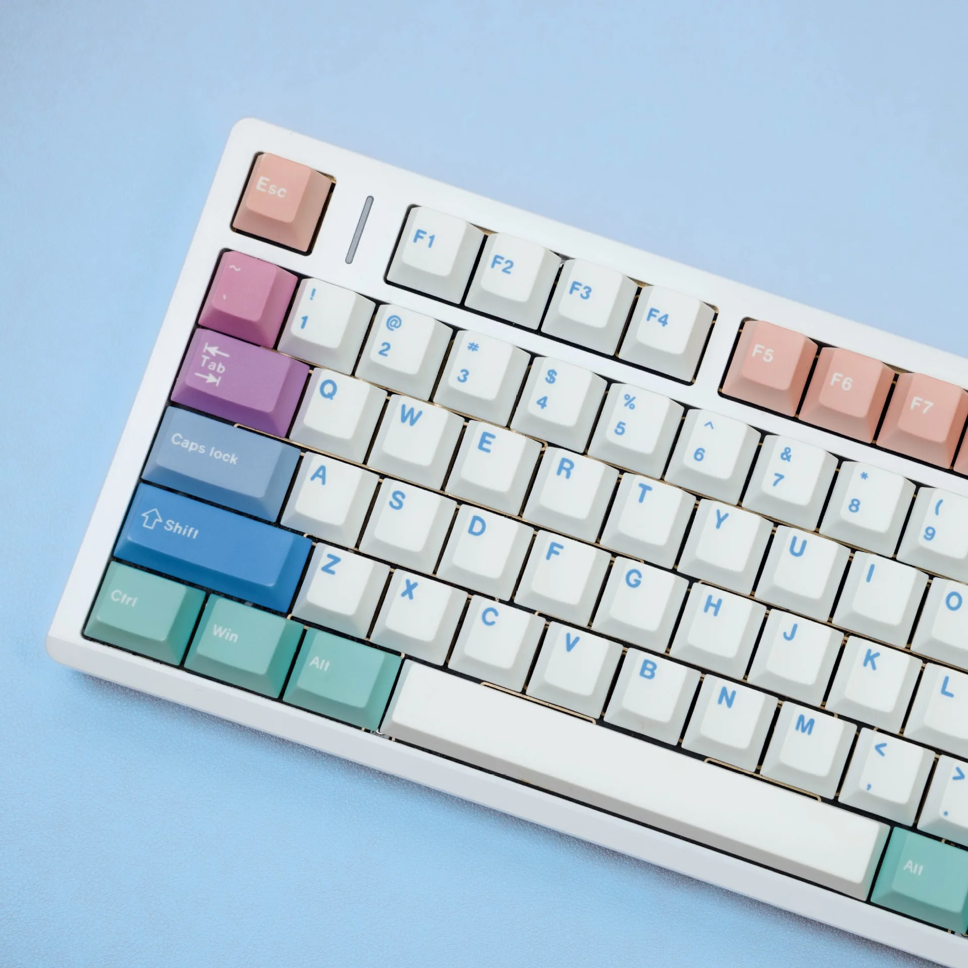 Korean Spanish French Japanese German Russian Keycaps 7U Space ISO ANSI Enter Cherry Profile PBT Keycap For Mechanical Keyboard