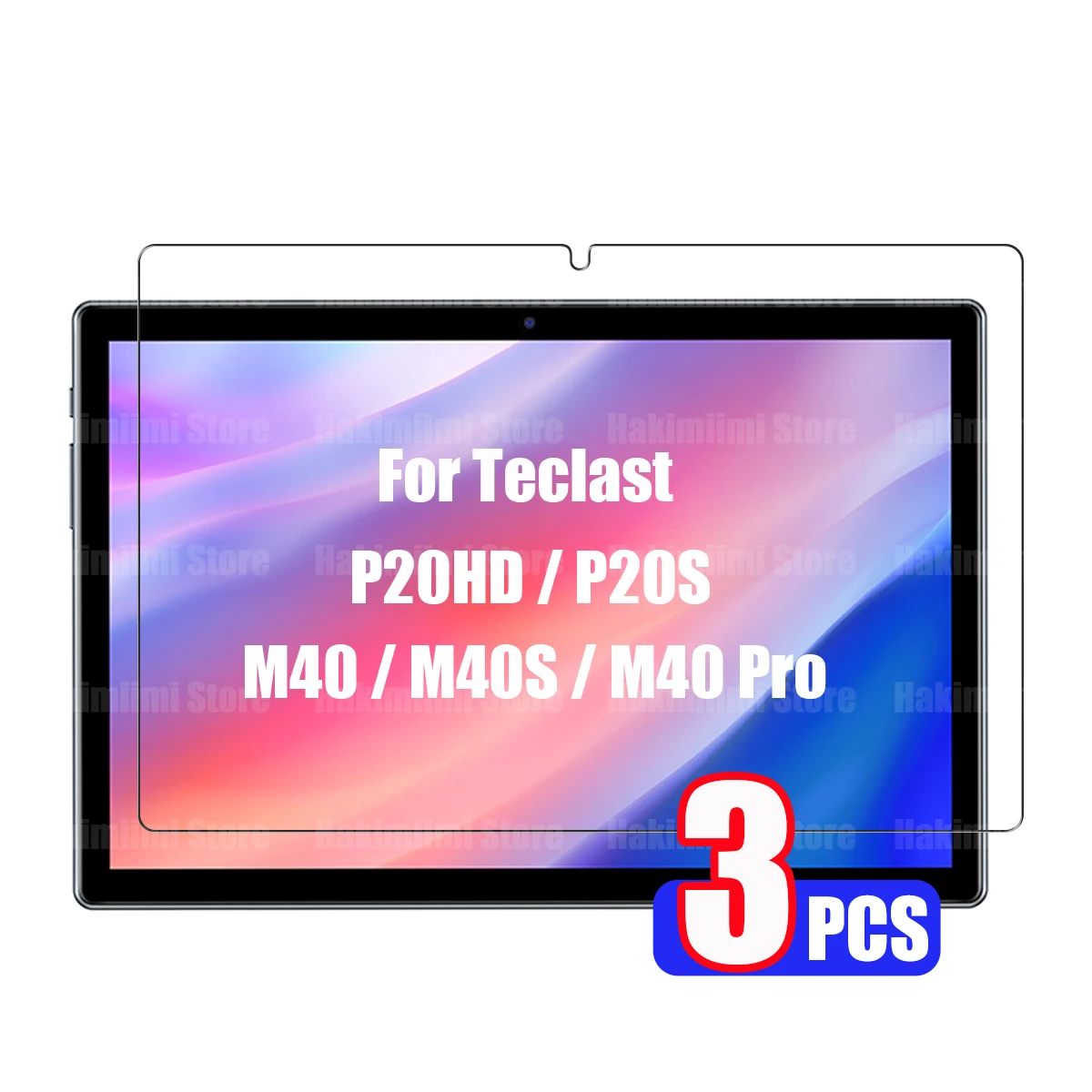 Screen Protector for Teclast P20HD / P20S 10.1 inch Tablet Tempered Glass Film for Teclast M40 Pro / M40S / M40 Cratch Resistant