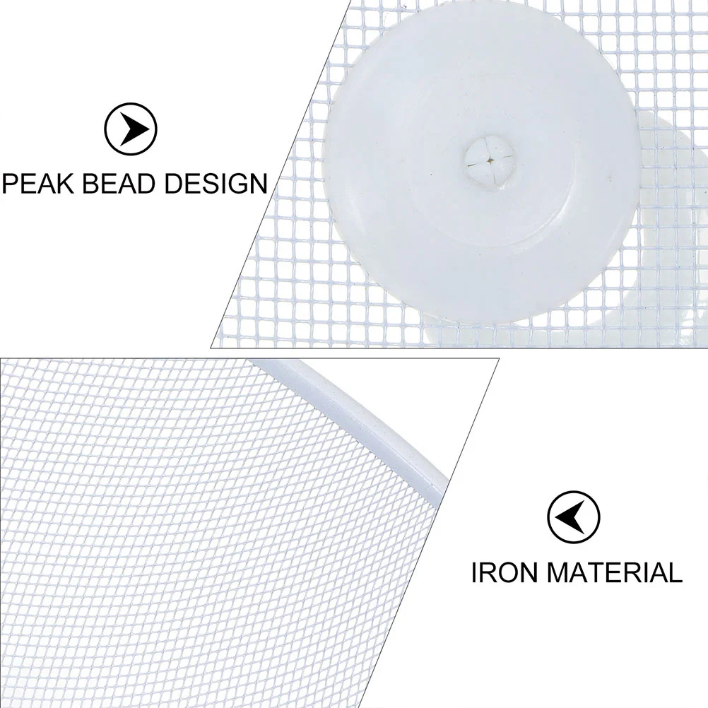 

2pcs Iron Mesh Food Covers For Kitchen Dining Table Outdoor Indoor Use Household Food Protector With Handle Reusable Mesh Tent