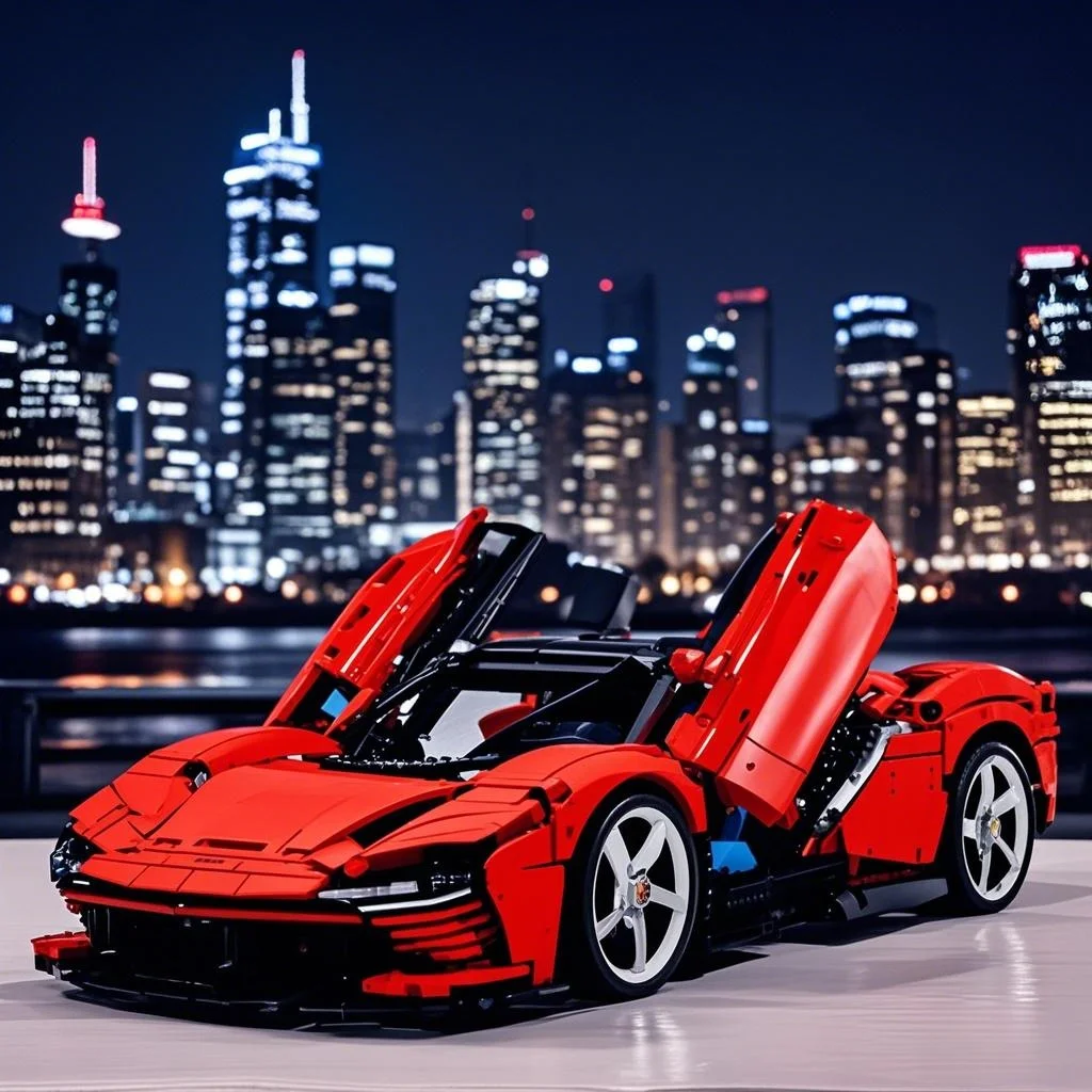 

New Hot 3778PCS Dayto SP3 Super Car Model Decorations for Boys and Girls Birthday, Holiday, and Christmas Gifts