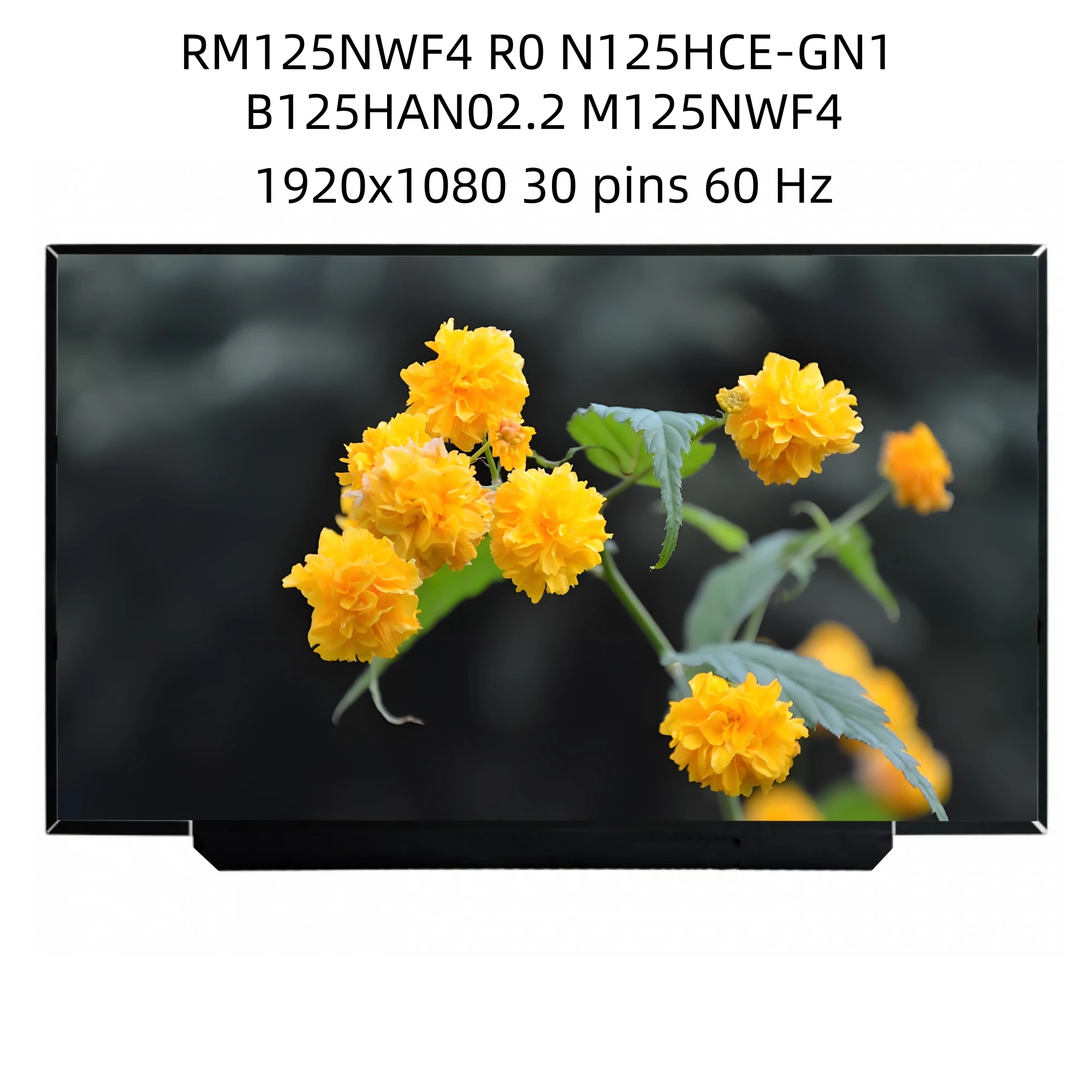 RM125NWF4 R0 fit N125HCE-GN1 B125HAN02.2 M125NWF4 For ThinkPad X260 X270 X280 A275 LCD Screen 12.5 Inch IPS Display