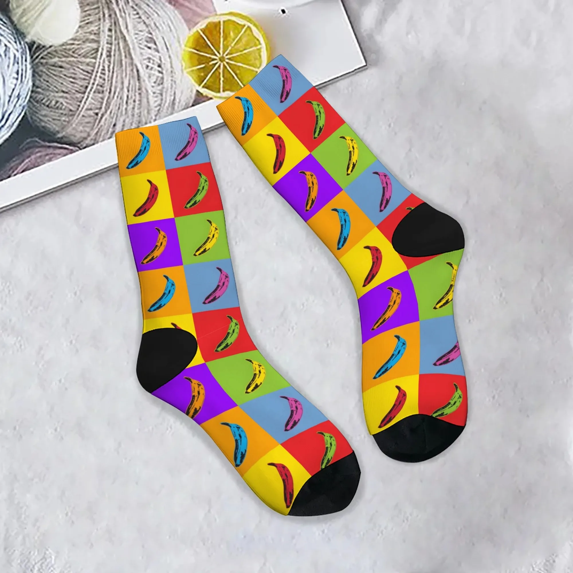 

Новинка, красочные мужские носки-бананы, уличные забавные носки в стиле хип-хоп, удобные дышащие уличные повседневные модные носки, подарок