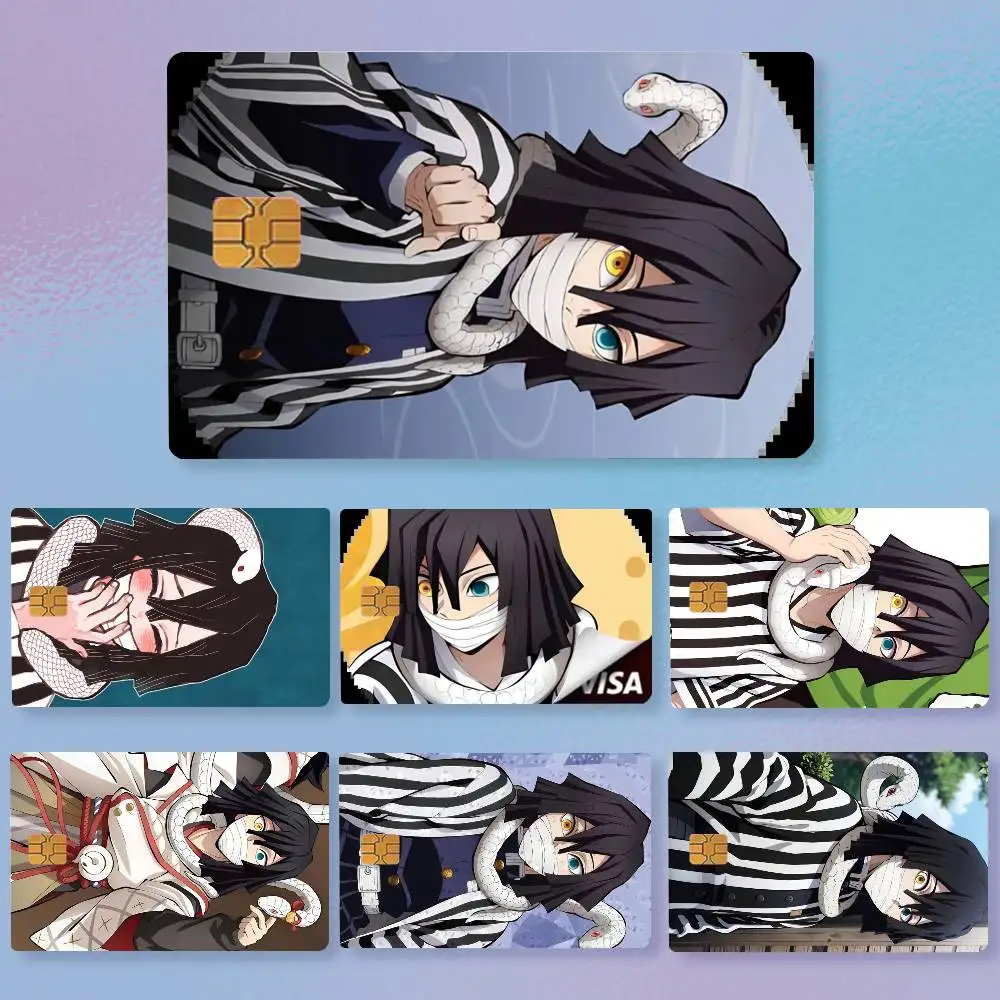 O-Obanai Iguros   Credit Card HD Stickers Easy to replace, change card style anytime as you like