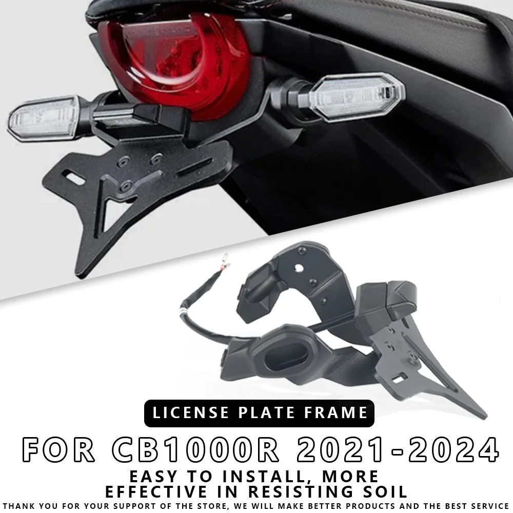 

MTKRACING For HONDA CB1000R 2021-2024 Motorcycle Rear Short Tail Stock License Frame Tailstock Bracket Kit