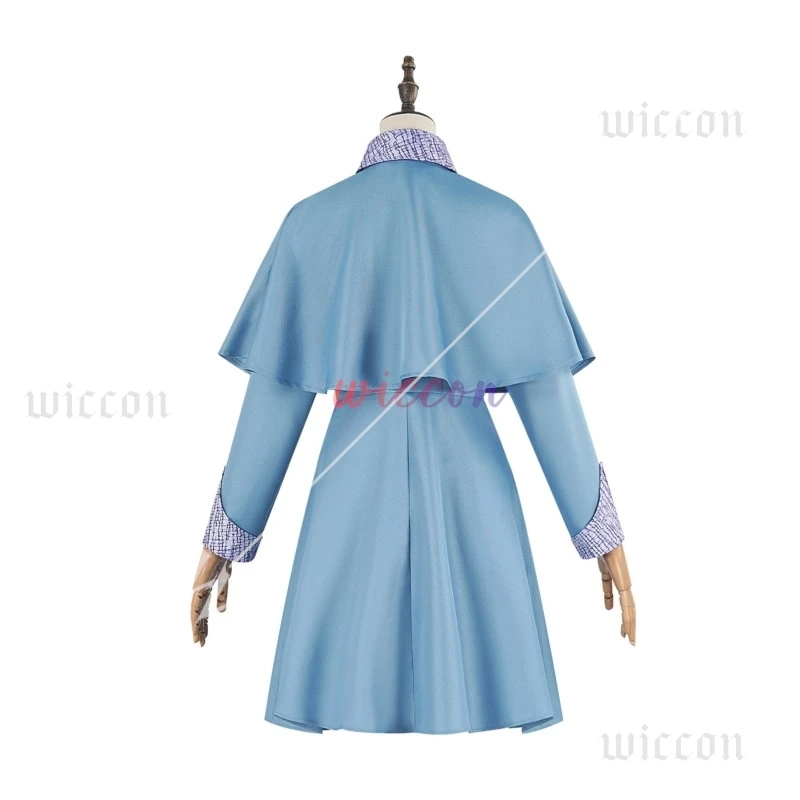 Wizard School Witch Isabelle Fleur Delacour Cosplay Costume Beauxbaton Magic Women School Uniform Hat Dress Suit Adults Children