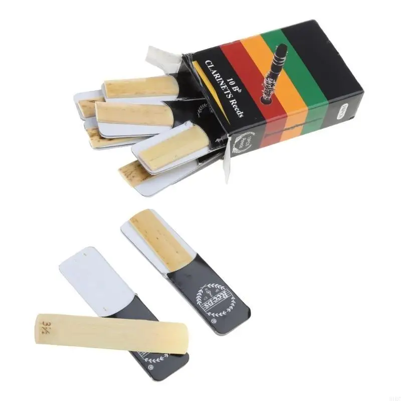 10pcs Clarinet Reeds Set Wind Instrument Clarinet for Easy of Play