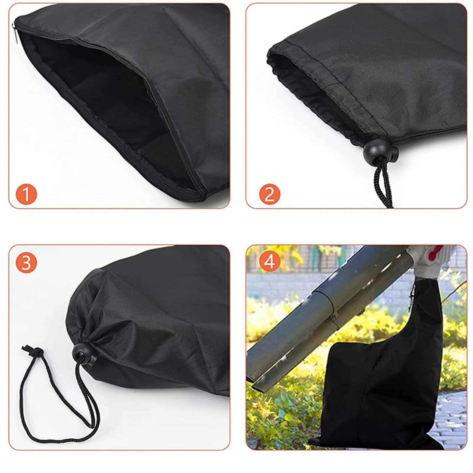 Vacuum Leaf Shredder Bag Convenient to Carry Outdoor Leaf Blower Bag Suitable for Housewarming Gifts