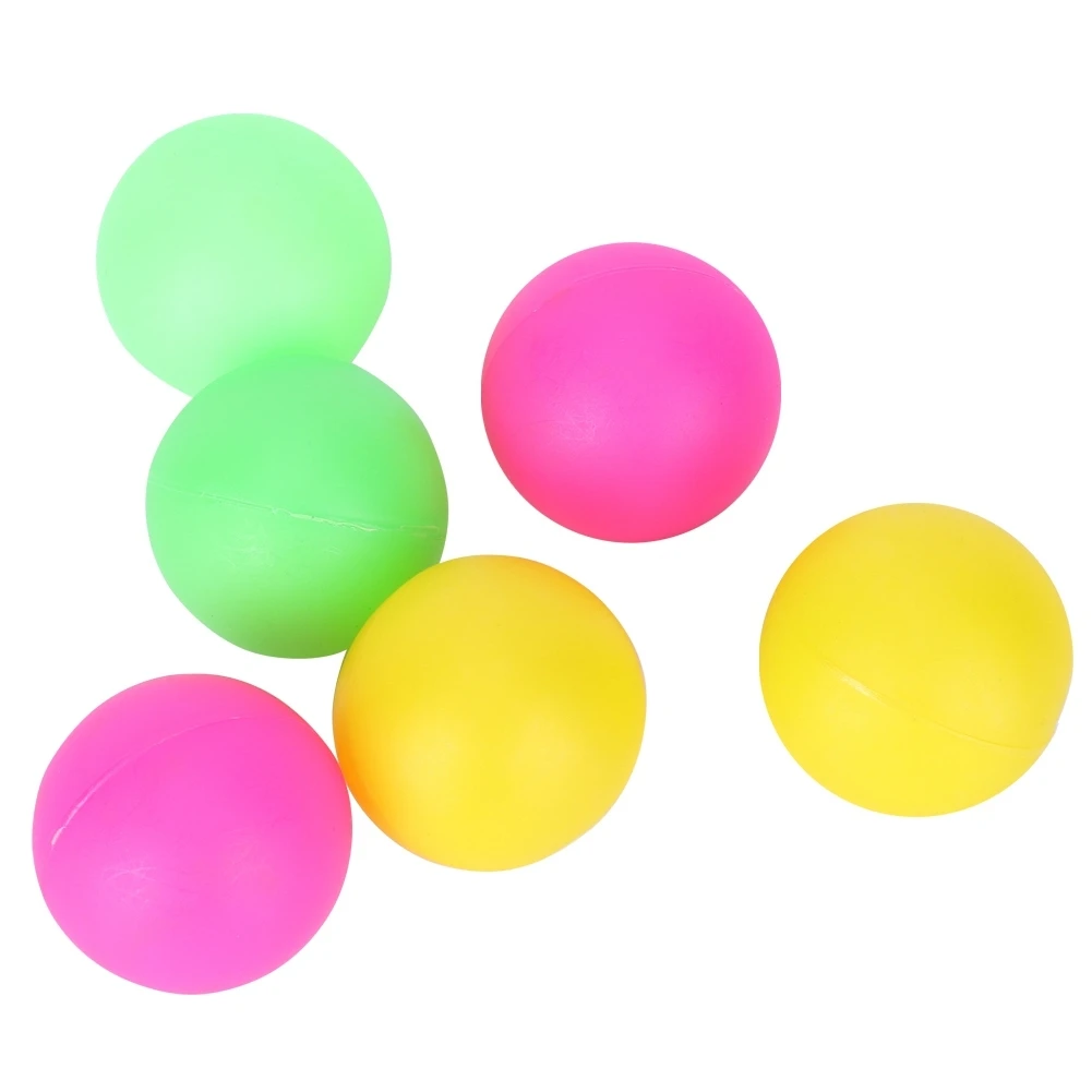 6Pcs/Set PVC Environmental Protection Beach Toy Ball Beach Racket Replacement Accessoriesred yellow green