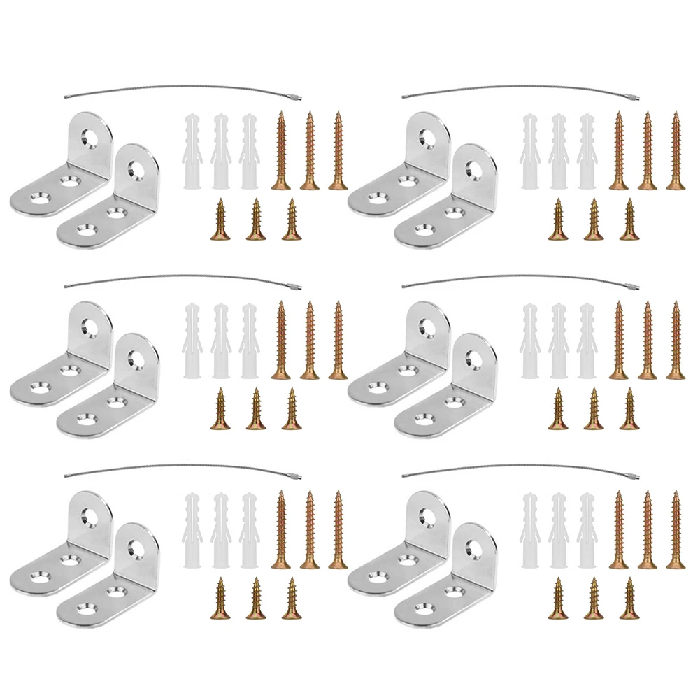 Heavy Furniture Support Anti-Tip Bracket Childproofing Home Childproofing Solution Multiple Mounting Angles For Child Safety