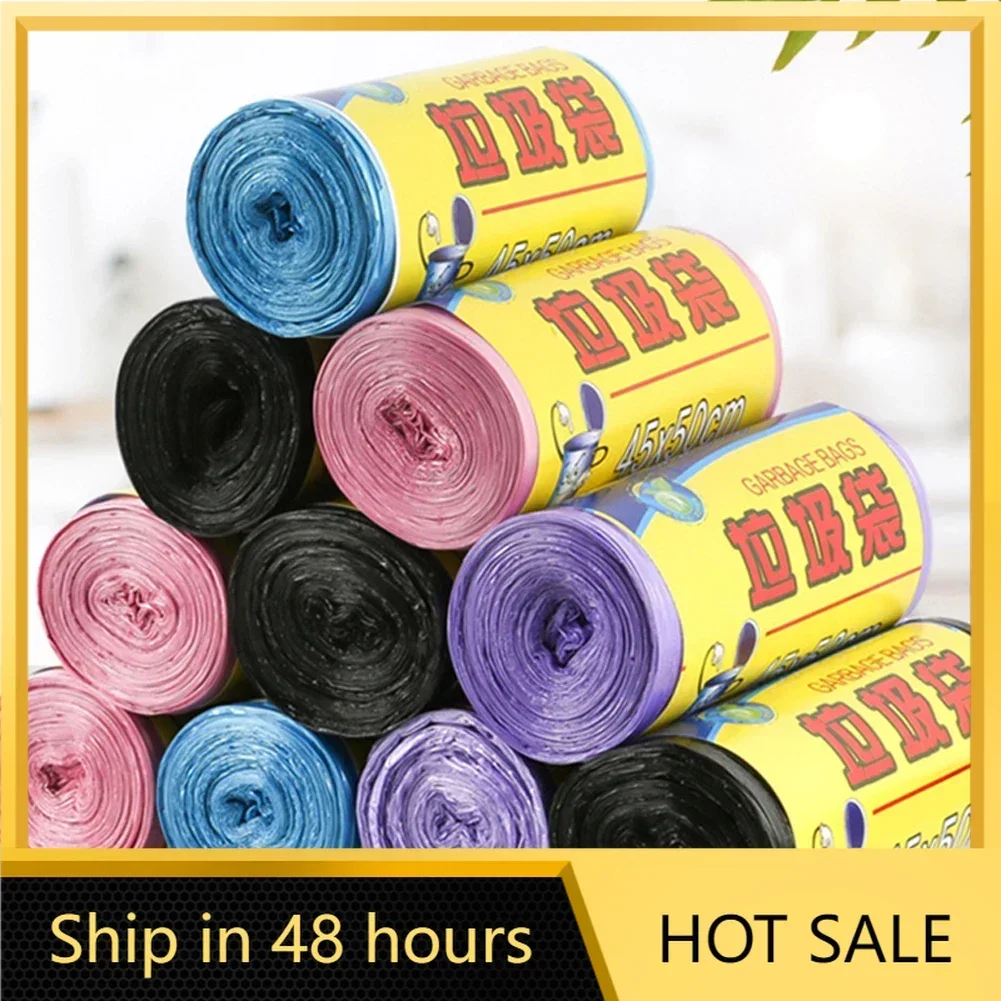 1Rolls 20Pcs Household Disposable Trash Pouch Kitchen Storage Garbage Bags Cleaning Waste Bag Plastic Bag