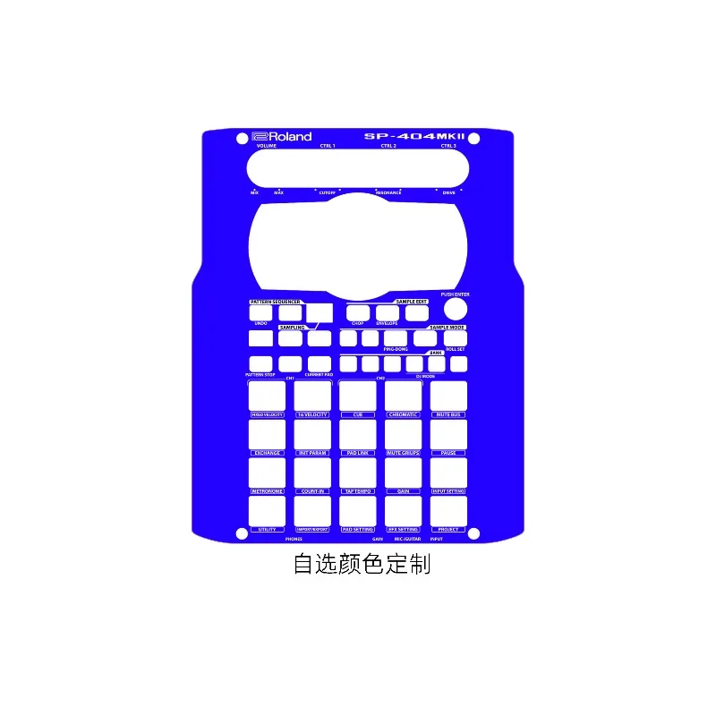 Roland sp-404 mk2 sampler panel film roland colorful sticker can be personalized