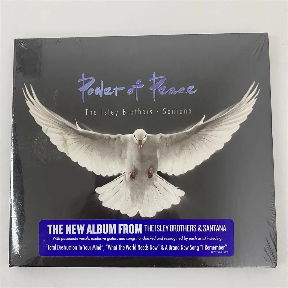 

R&B The Isley Brothers Santana Music CD Power Of Peace Album Higher Ground Music Record Cosplay Walkman Car Soundtracks Box Gift