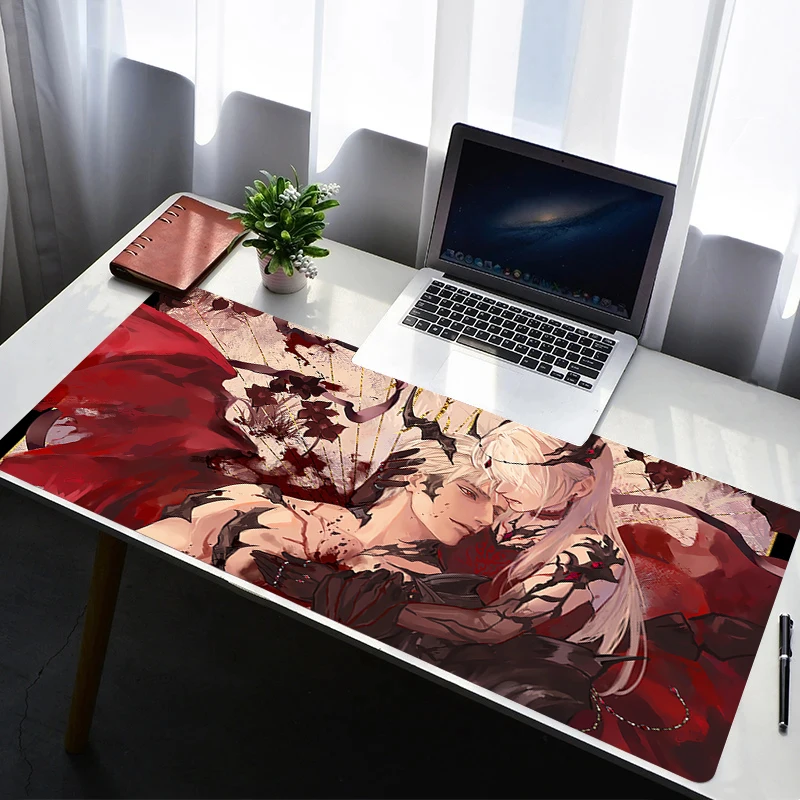 Mouse Pad Computer Gamer PC Accessories Mousepad Rubber L-love And Deepspace Sylus Non Slip Desk Mat Laptop Gamer Keyboard Pad