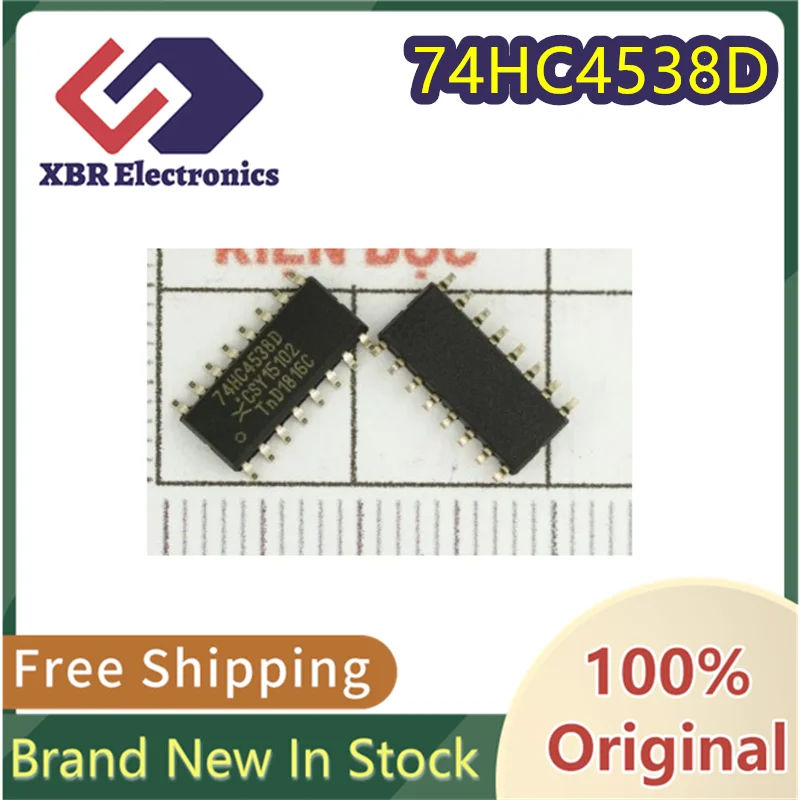 

(10/50 pieces) 74HC4538 74HC4538D SOP16 3.9MM logic chip IC integrated circuit brand new original authentic spot free shipping
