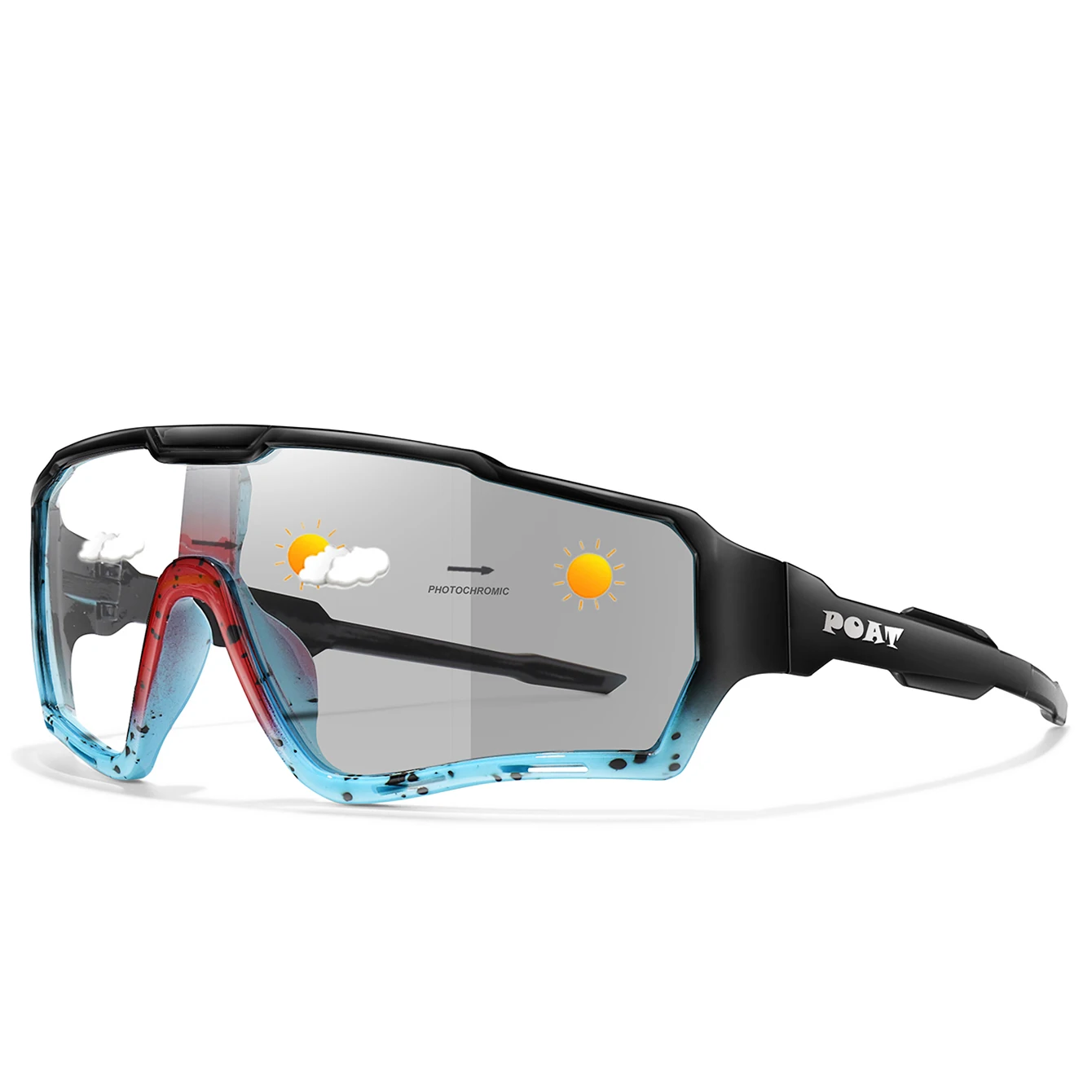 POAT Brand Motorcycle Photochromic Windproof Sunglasses Men MTB Bike Bicycle Eyewear Sports Cycling Fishing Running Glasses image 6