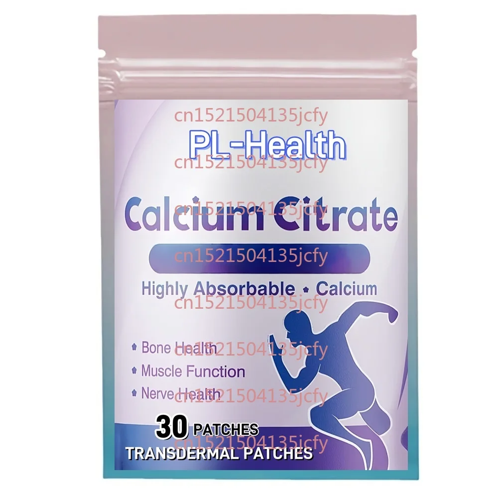 30 cerotti cerotti transdermici per citrato di calcio supportano le ossa, i muscoli e l'immunità per donne e uomini