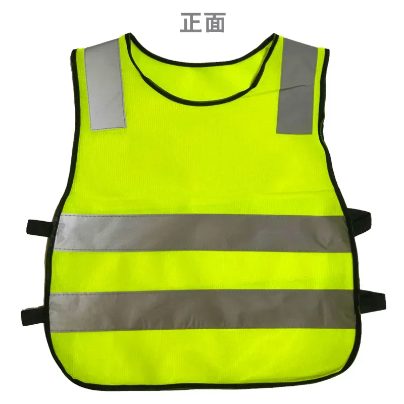 Chaleco reflectante para niños, ropa protectora de seguridad para deportes al aire libre, ciclismo nocturno, correr, amarillo de alta visibilidad