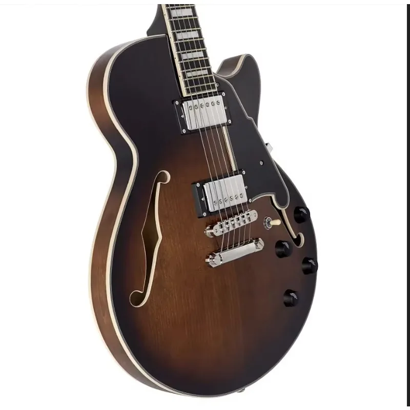 

STLF Premier Semi-Hollow Single-Cut Brown Burst
