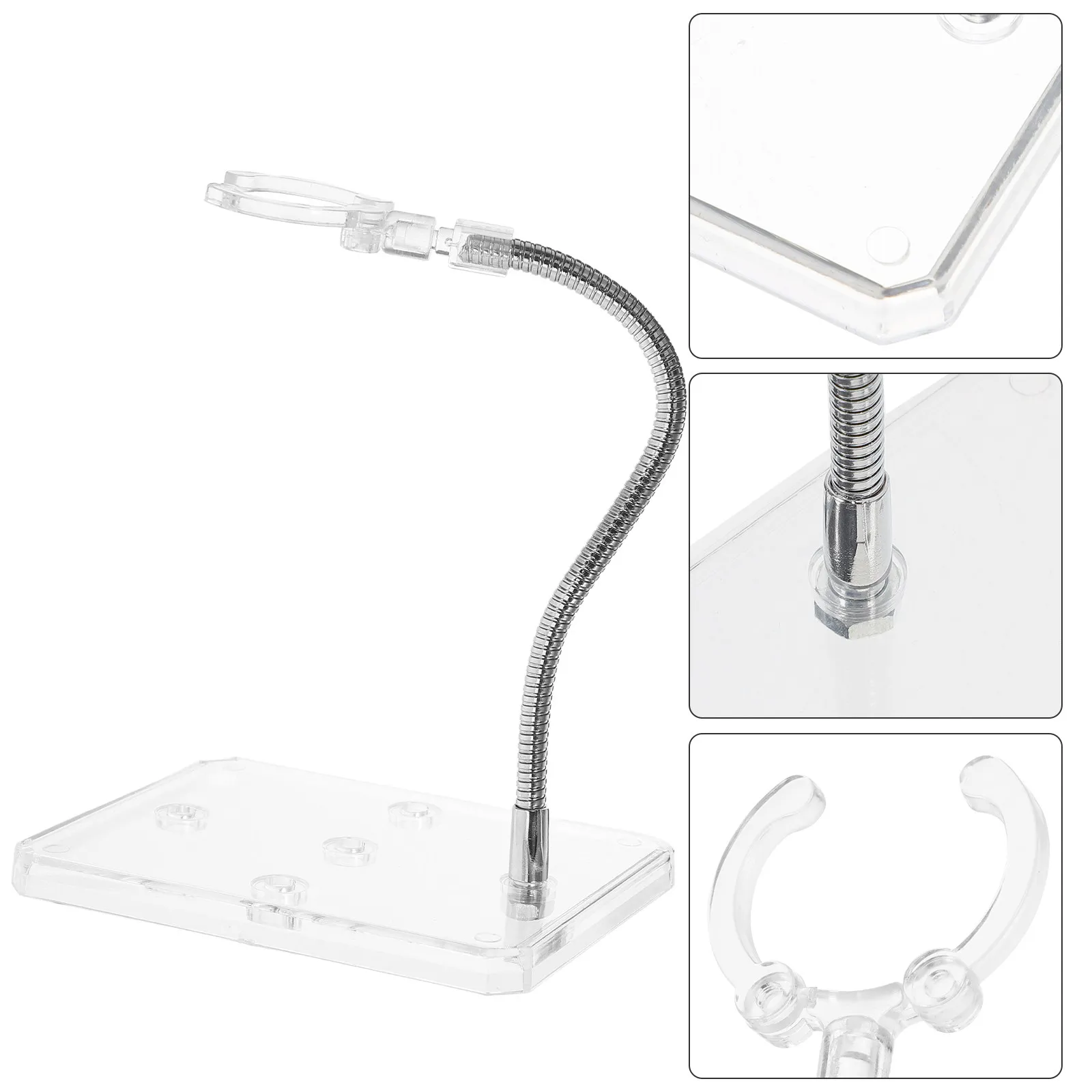 

Premium Adjustable Figure Display Stand Heavy Duty Stable Base for Action Figures Rg Hg Models Dynamic Aerial Pose Support