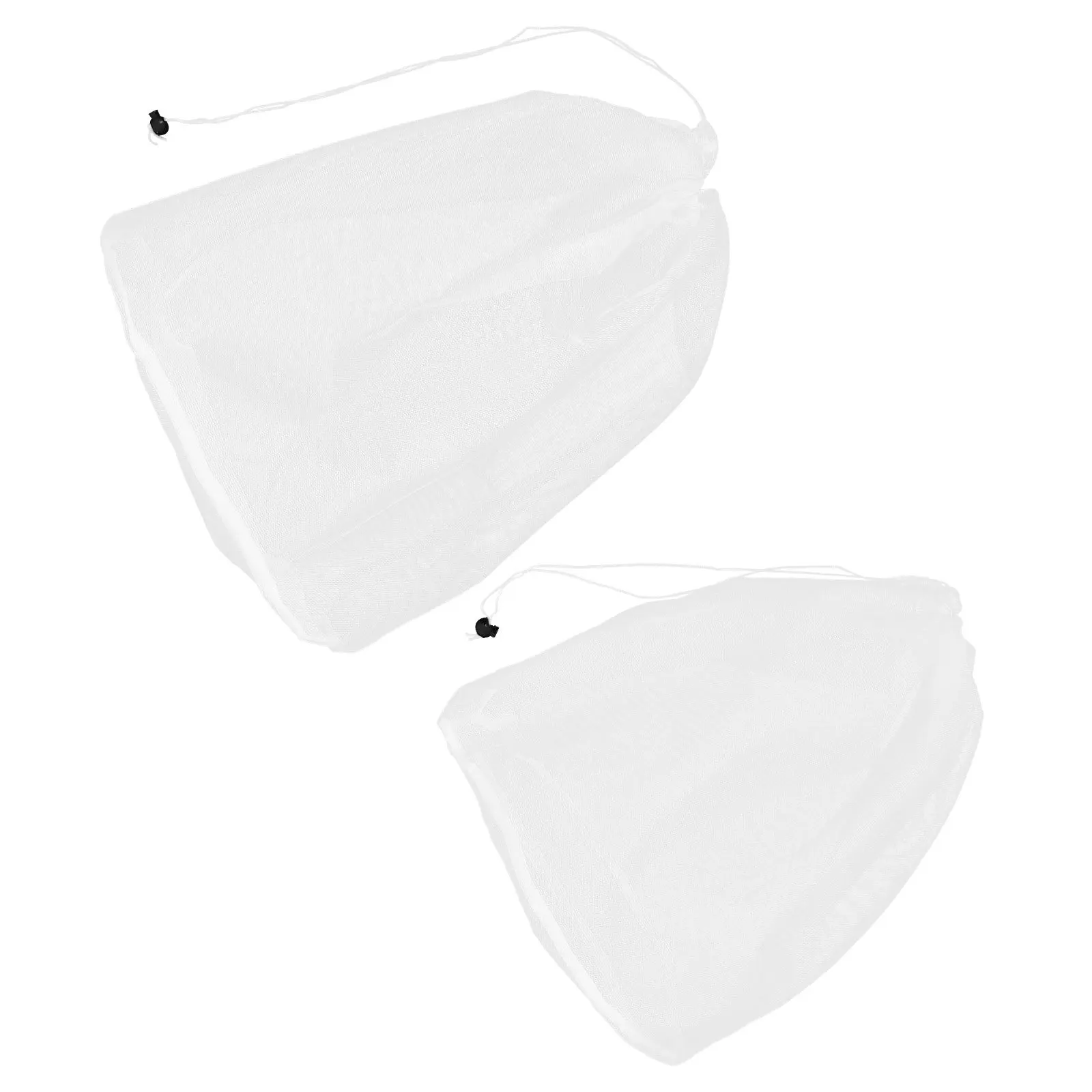 

2pcs Thickened Close-Knitted Mesh Laundry Bags For Delicate Clothes Bra Lingerie Panties Washing Machine Protection Foldable